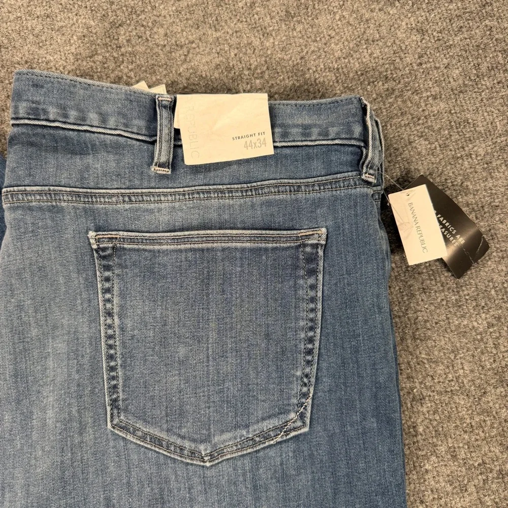 Banana Republic Luxe Traveler Straight Fit Jeans Mens 44x27.5 #4129